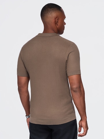 Ombre - Camiseta en marrón
