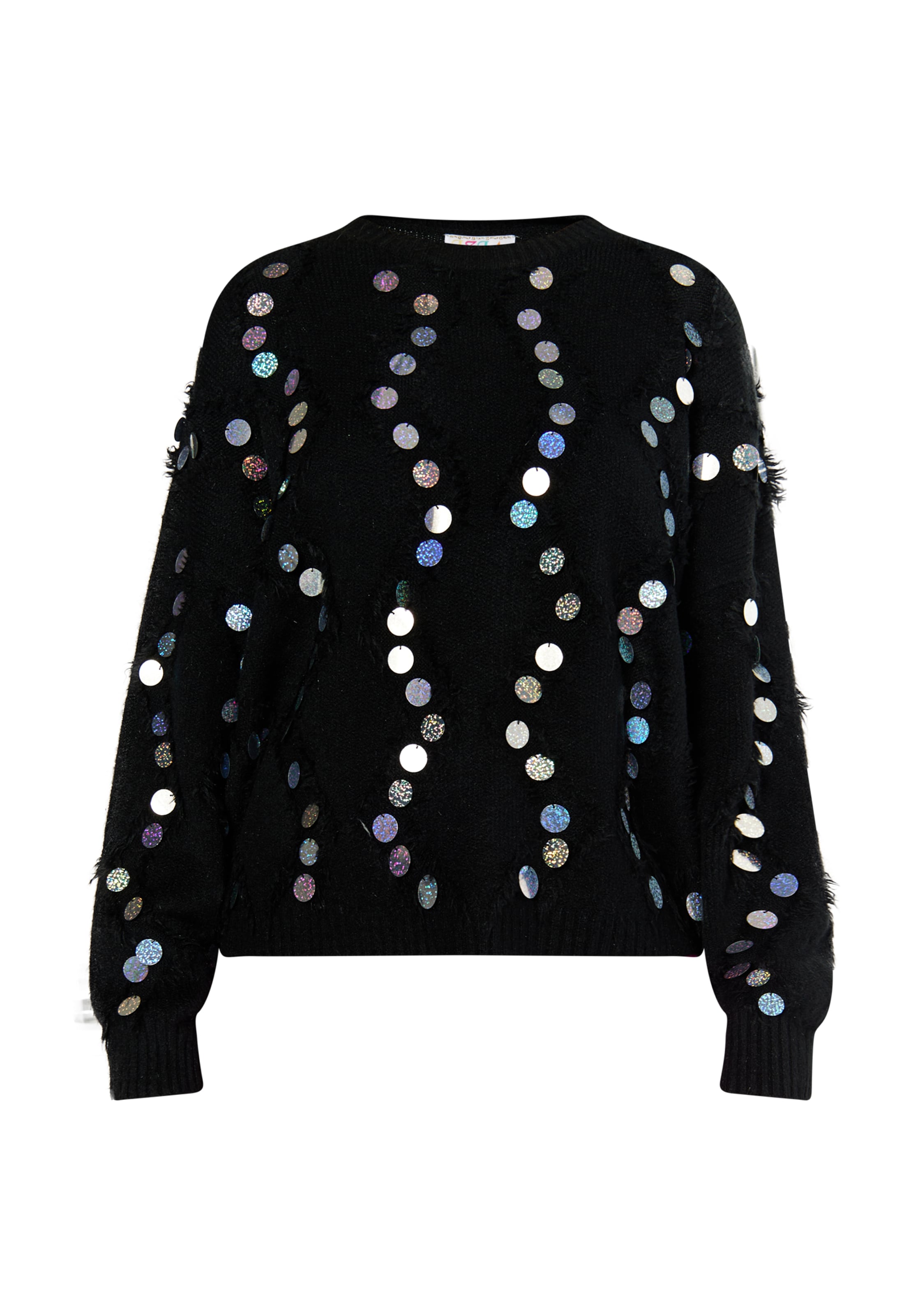 IZIA Пуловер в черно: отпред