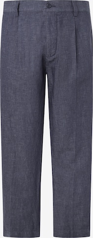 Pepe Jeans Loose fit Pleat-Front Pants in Blue: front