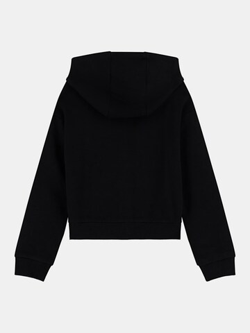 GUESS Sweatjacke in Schwarz