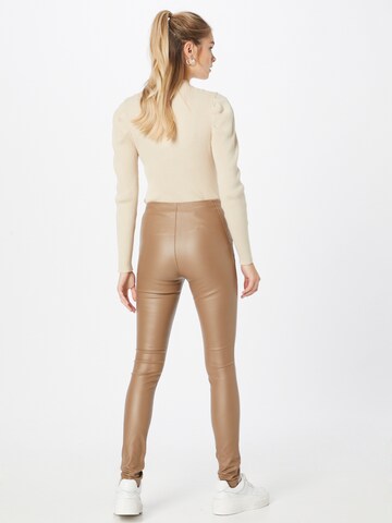 Skinny Leggings 'Belle' OBJECT en marron