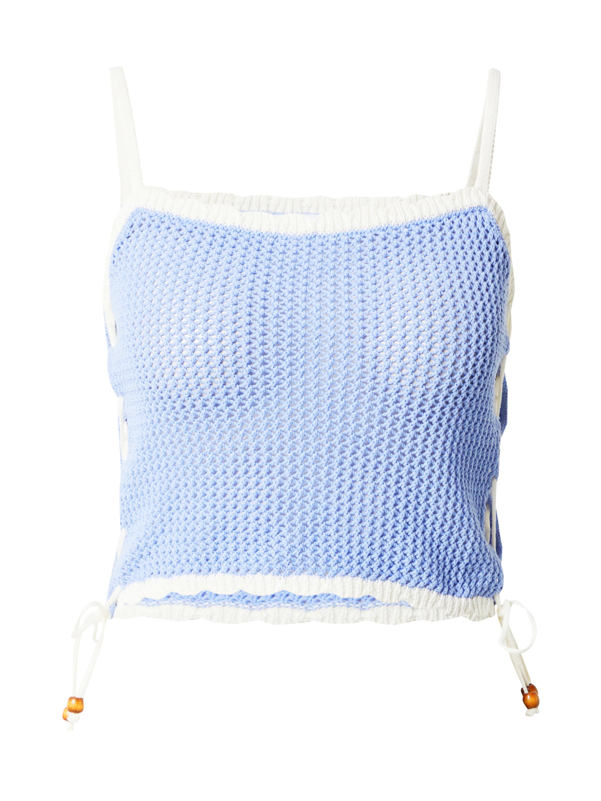 Top in maglia &#x27;Tan&#x27; florence by mills exclusive for ABOUT YOU di colore blu chiaro / bianco, Visualizzazione prodotti