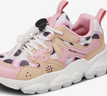 NATURINO Sneakers 'YAMANO 3 JUNIOR.' in Roze: voorkant
