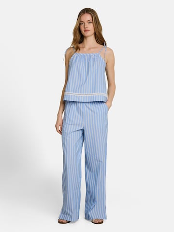 TOM TAILOR DENIM Bluse in Blau