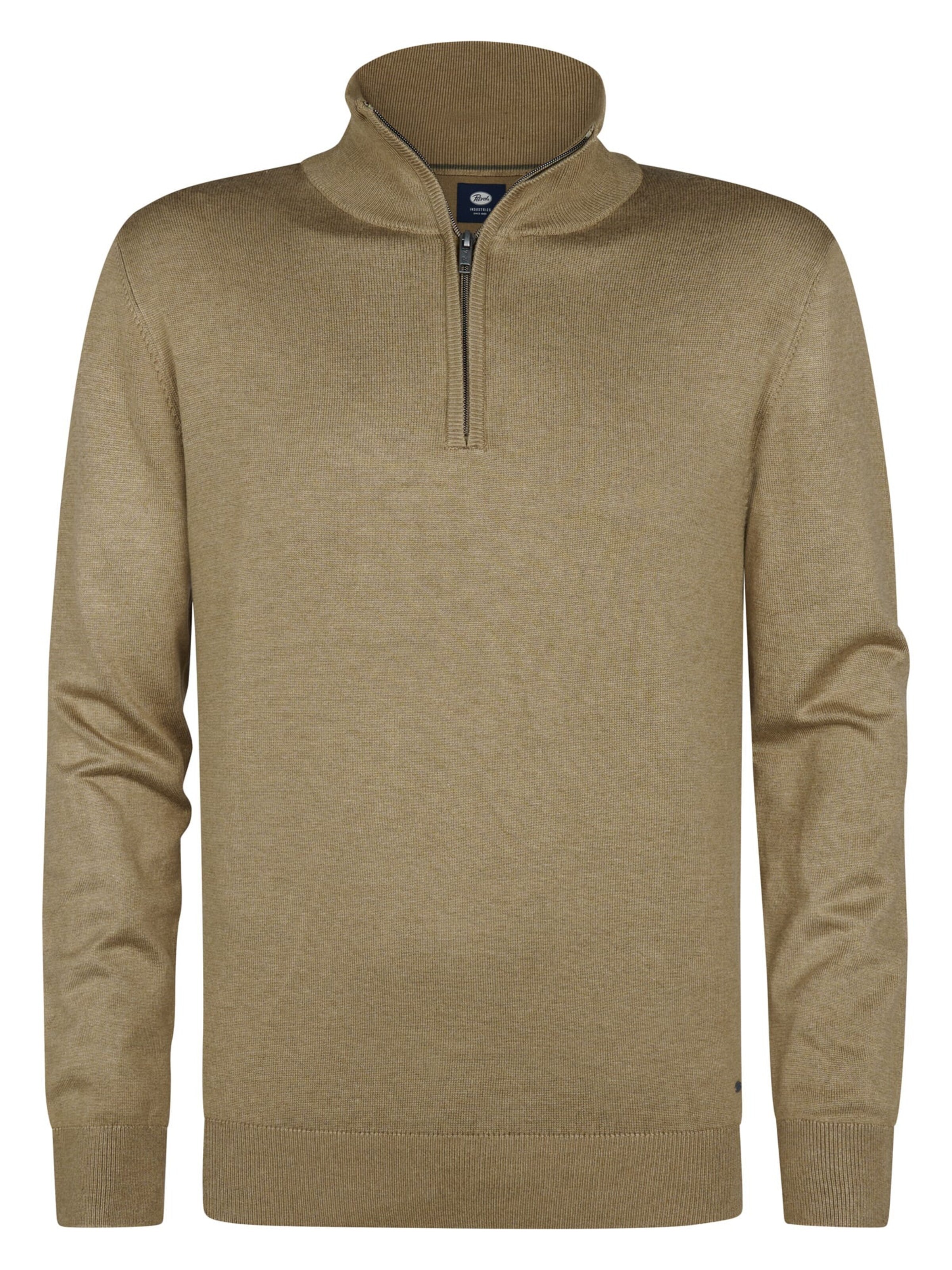 PETROL INDUSTRIES MEN Sweater in Beige: front