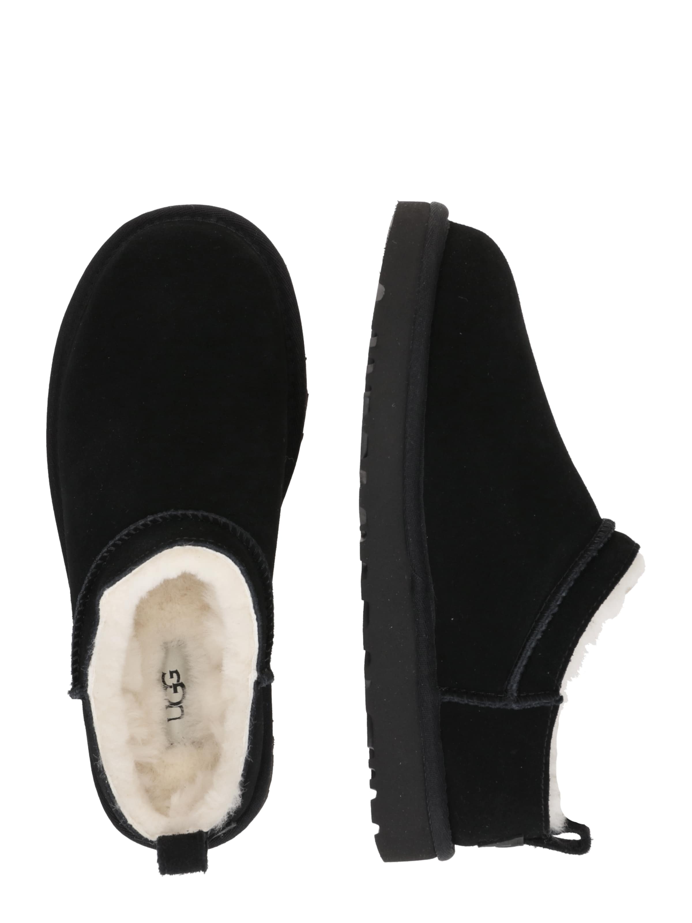 UGG Slipper 'Classic Micro' in Schwarz