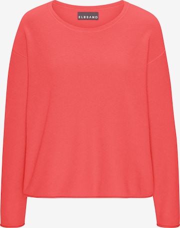 Elbsand Sweater in Red: front