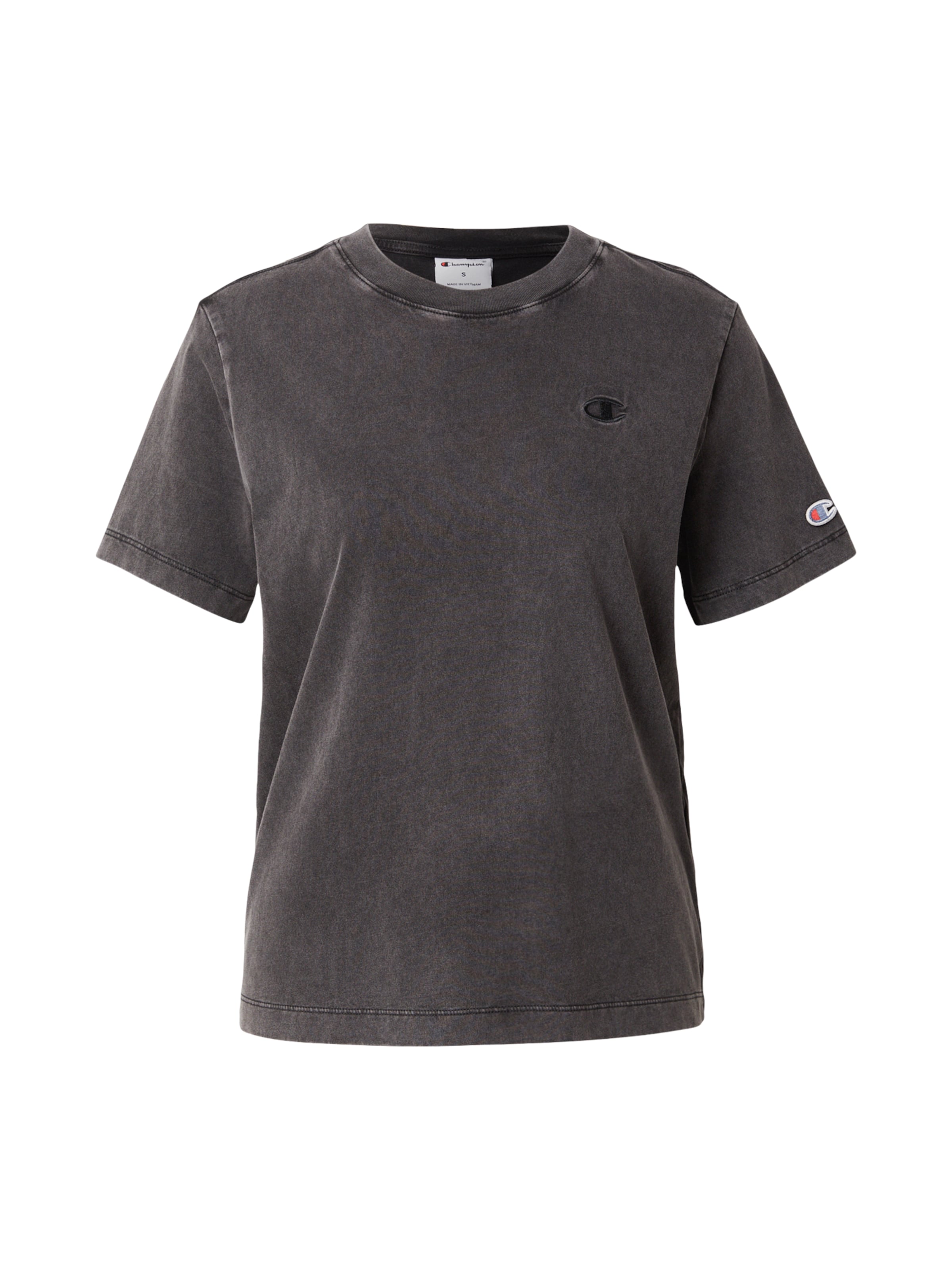 T-shirt Champion en noir : devant