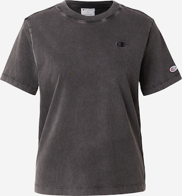 T-shirt Champion en noir : devant