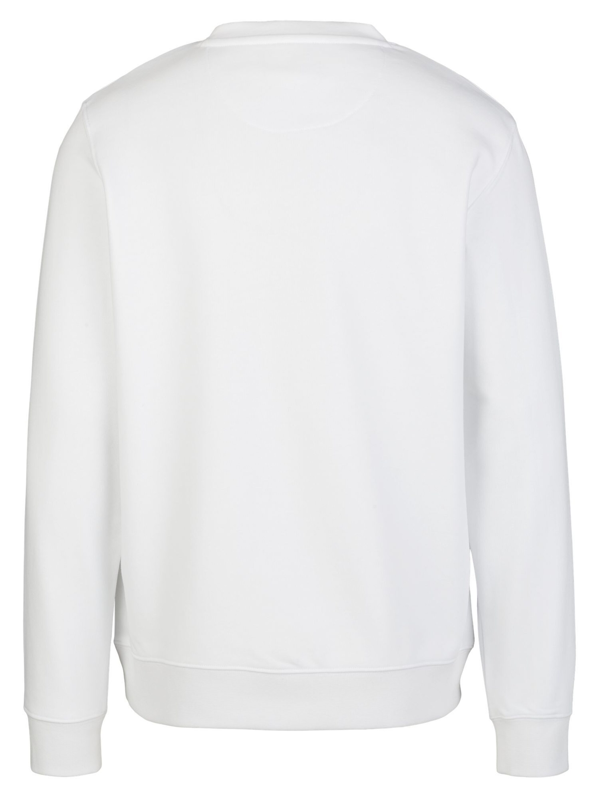 Felpa 'Nico Tennis Teddy' di 19V69 ITALIA in bianco