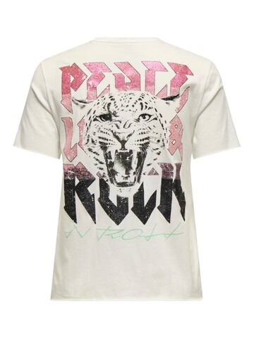 ONLY - Camiseta 'ONLLUCY' en beige