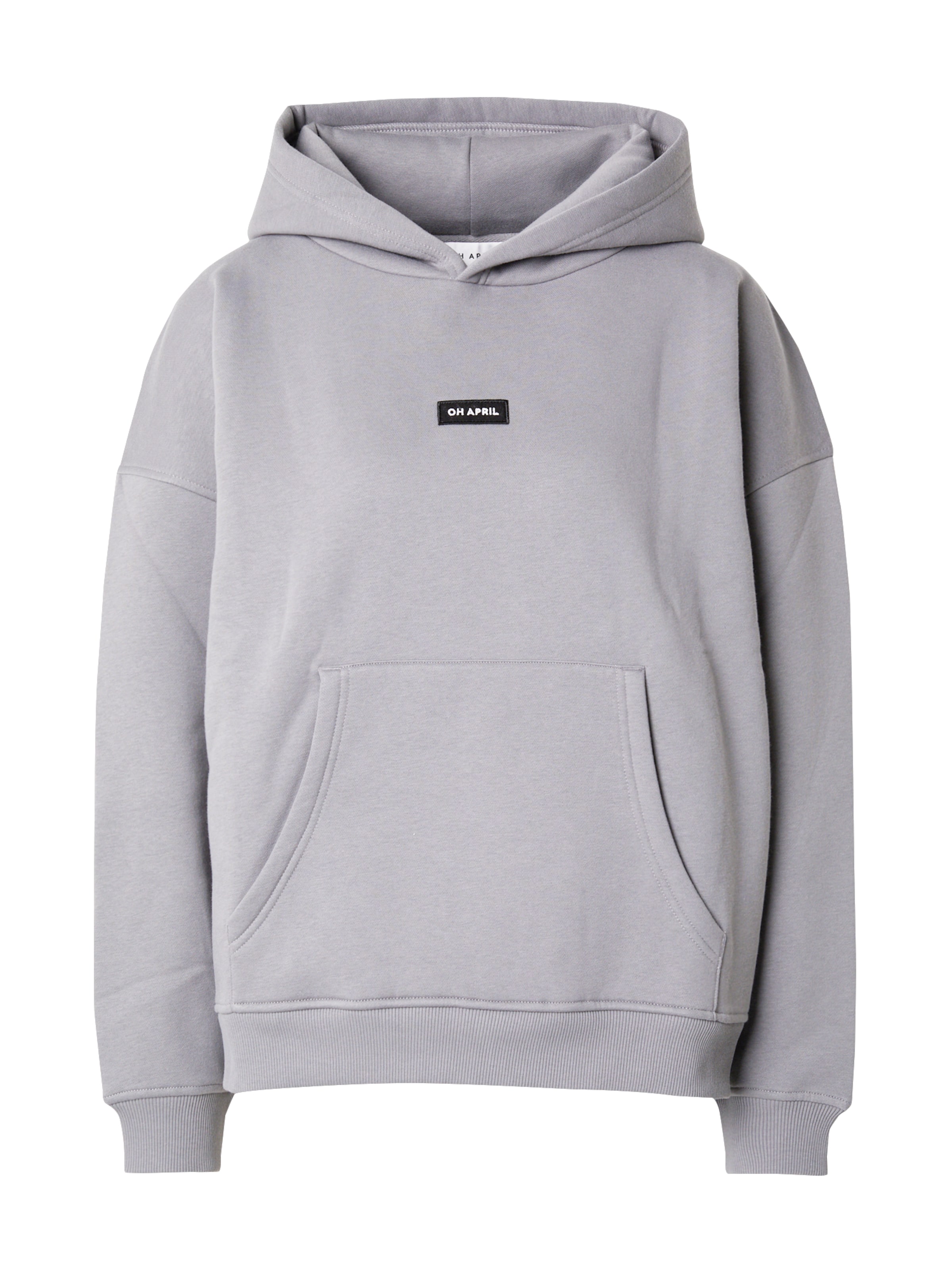 OH APRIL Свитшот 'Boyfriend' в Серый: спереди