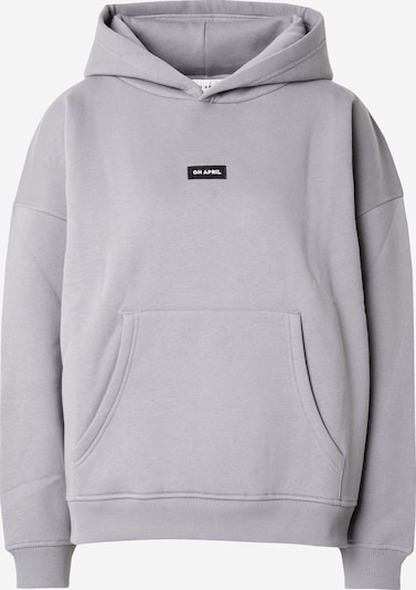 OH APRIL Sweater majica 'Boyfriend' u tamo siva / crna, Pregled proizvoda