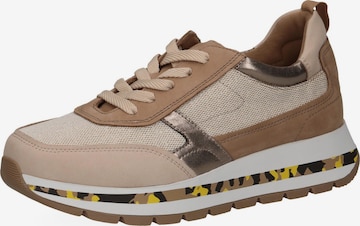 CAPRICE Sneakers laag in Beige: voorkant