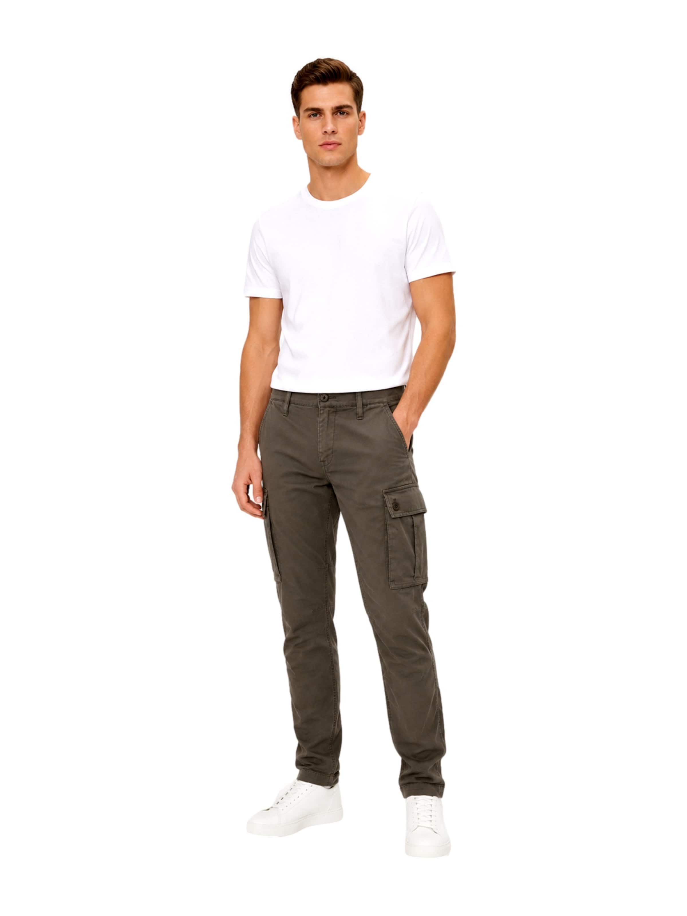 G-STAR Tapered Cargo trousers 'Zip 3D' in Beige
