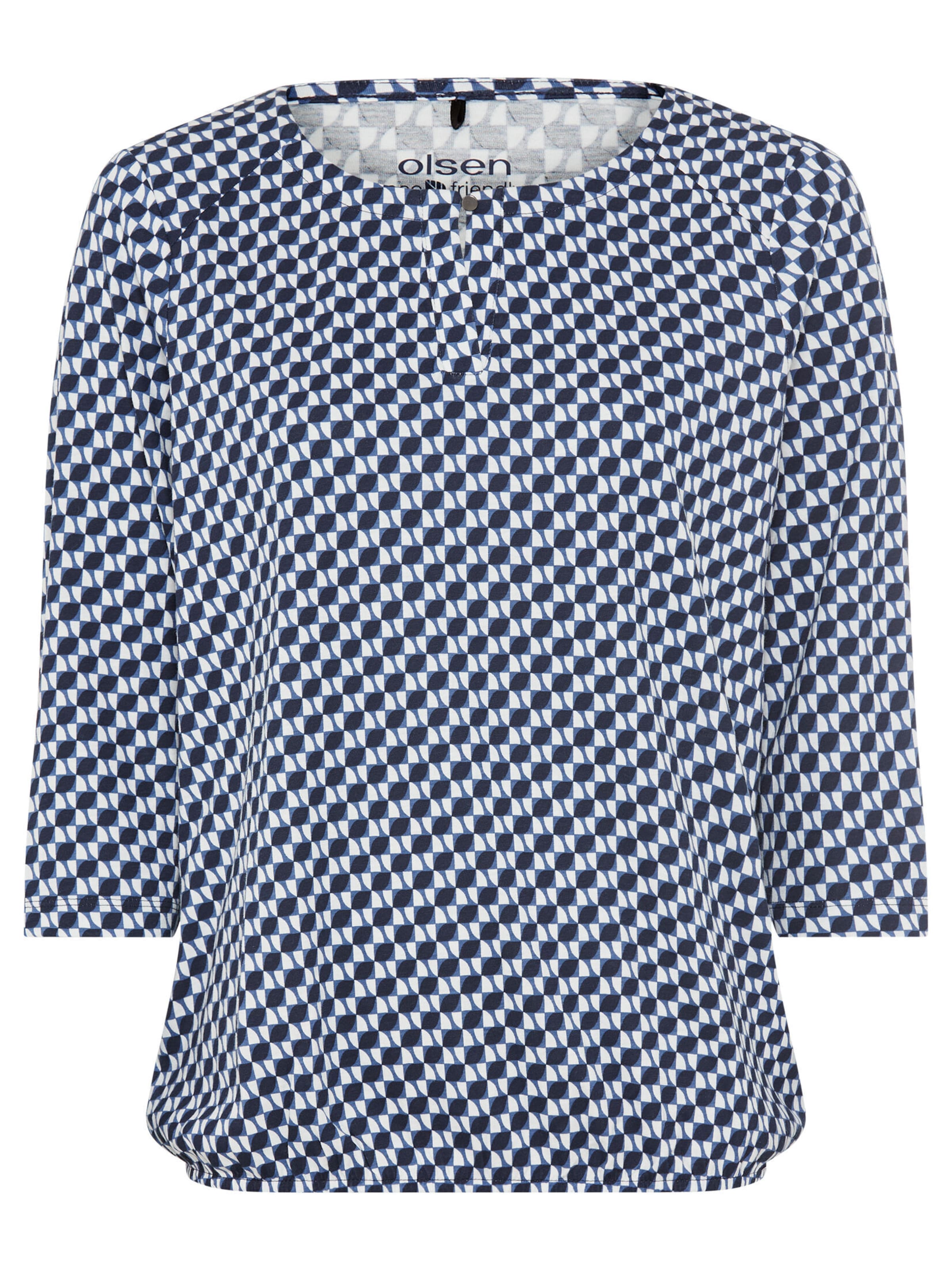 T-shirt Olsen en bleu : devant