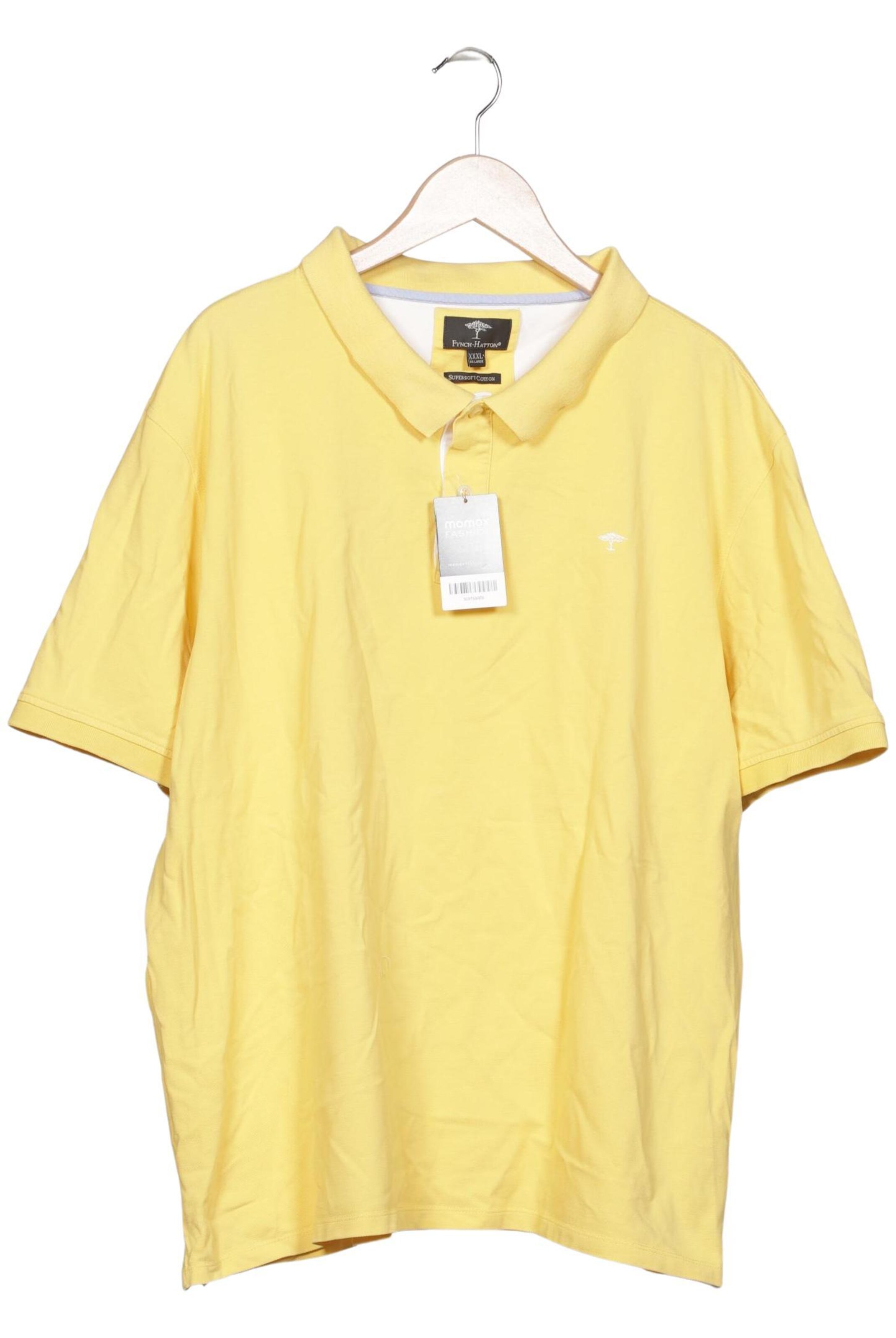 FYNCH-HATTON Shirt in XXXL in Yellow: front