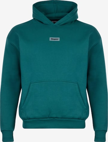Sweat-shirt Dropsize en vert : devant