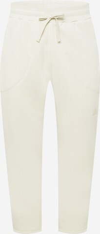 ADIDAS SPORTSWEAR Loosefit Sportbroek 'Studio Lounge Fleece' in Beige: voorkant