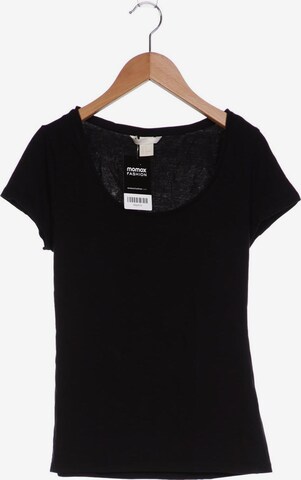 H&M T-Shirt S in Schwarz: predná strana