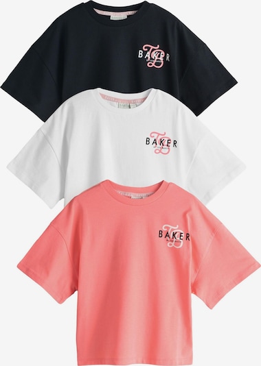 104 dydžio Marškinėliai iš Baker by Ted Baker, spalva – rožių spalva / juoda / balta, Prekių apžvalga