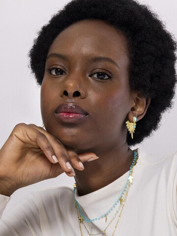 Luxenter Earrings 'Resiah' in Blue