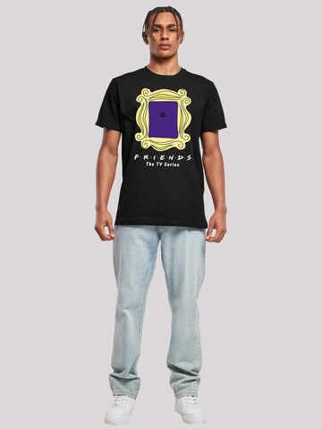 T-Shirt 'Friends Door Peephole -BLK' F4NT4STIC en noir