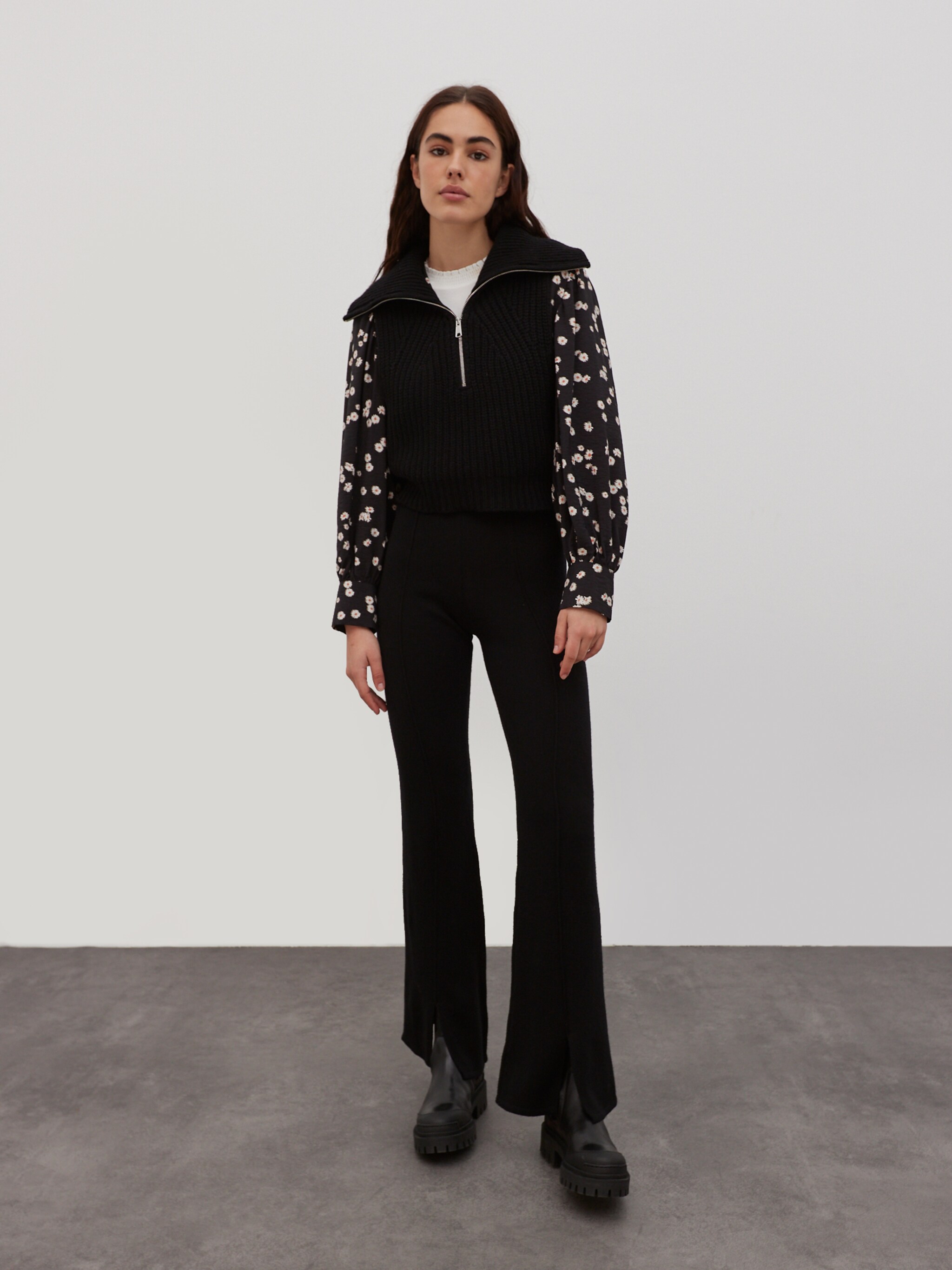 EDITED Produits Pull-over 'Renee' noir