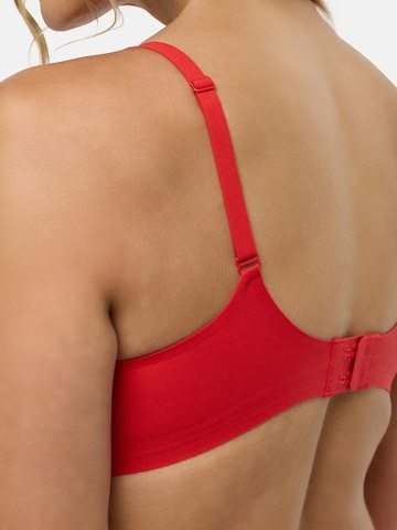 Push-up Reggiseno 'Comfort Push-Up BH' di cfab (formerly creamy fabrics) in rosso