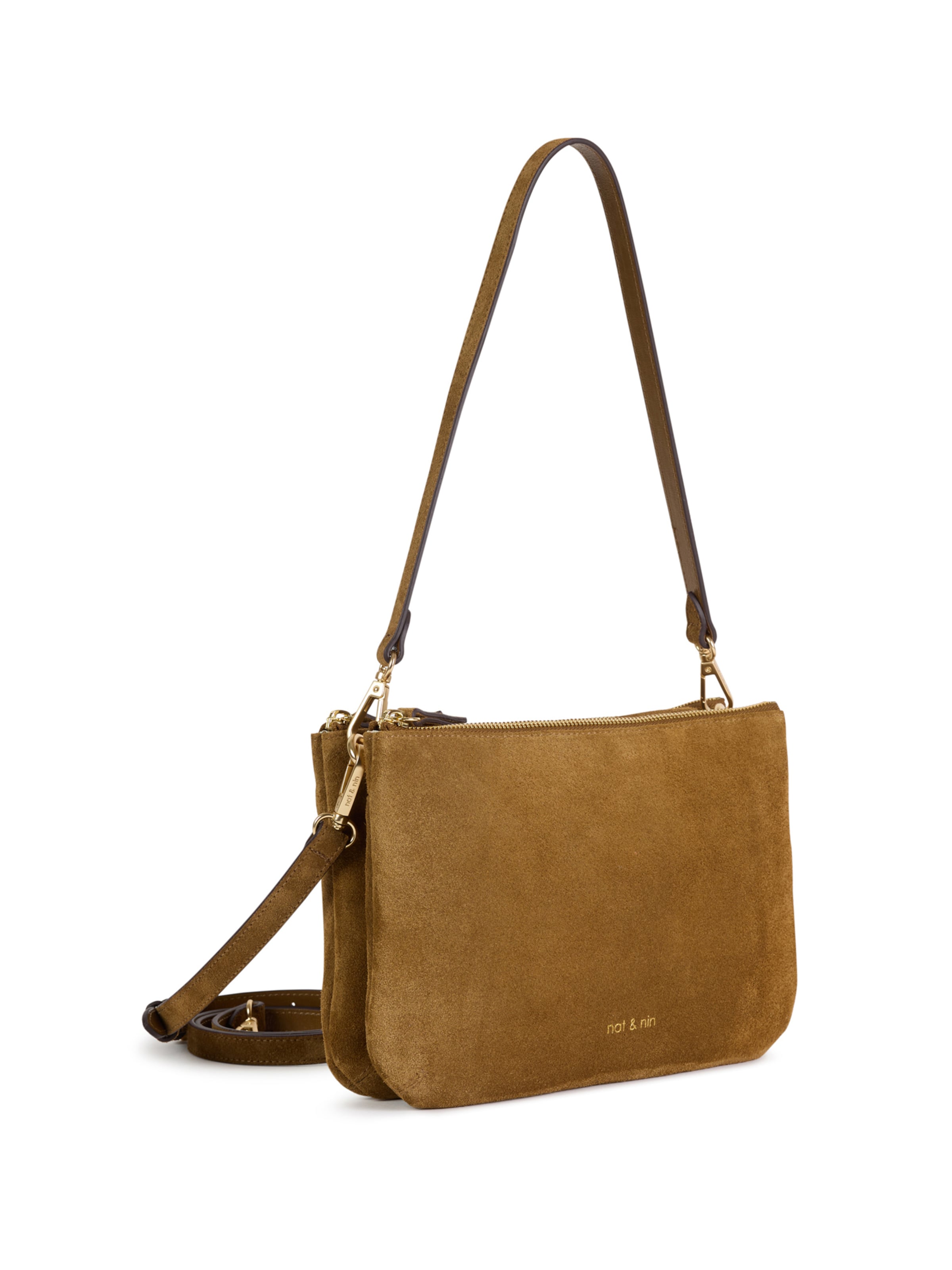 Sac à bandoulière 'Billy' Nat&Nin en marron