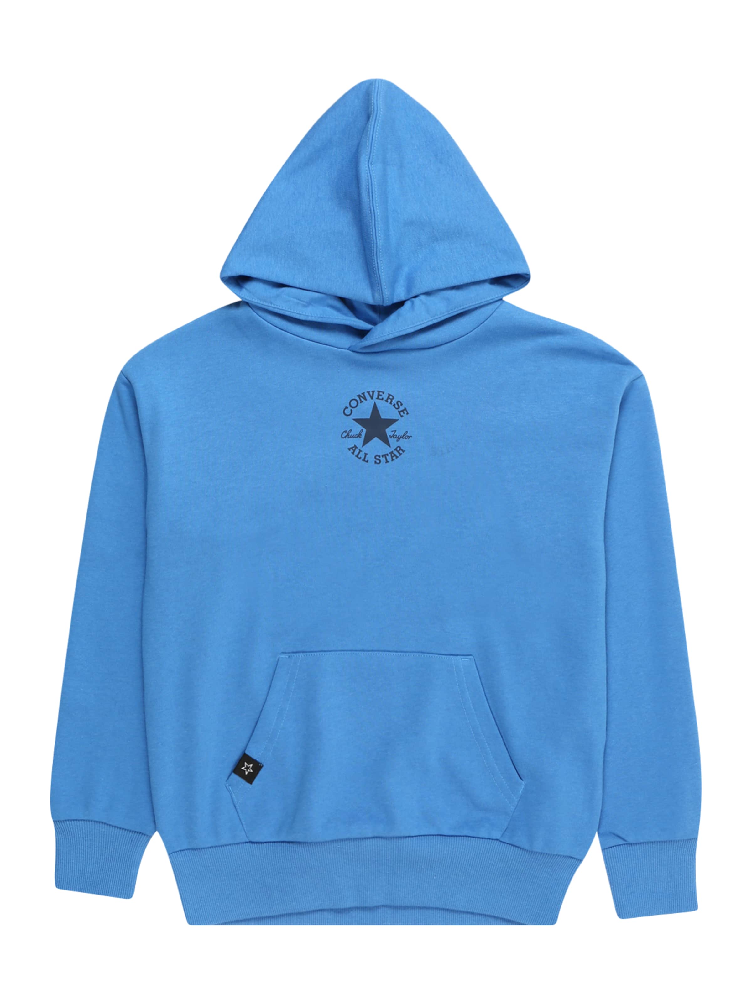 CONVERSE Bluza w kolorze niebieski: przód
