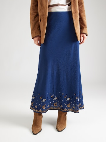 Abercrombie & Fitch Rok 'RAMADAN' in Blauw: voorkant