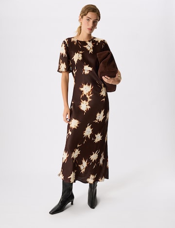 Whistles Dress in Brown: front