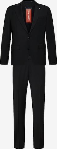Coupe slim Costume BENVENUTO en noir : devant