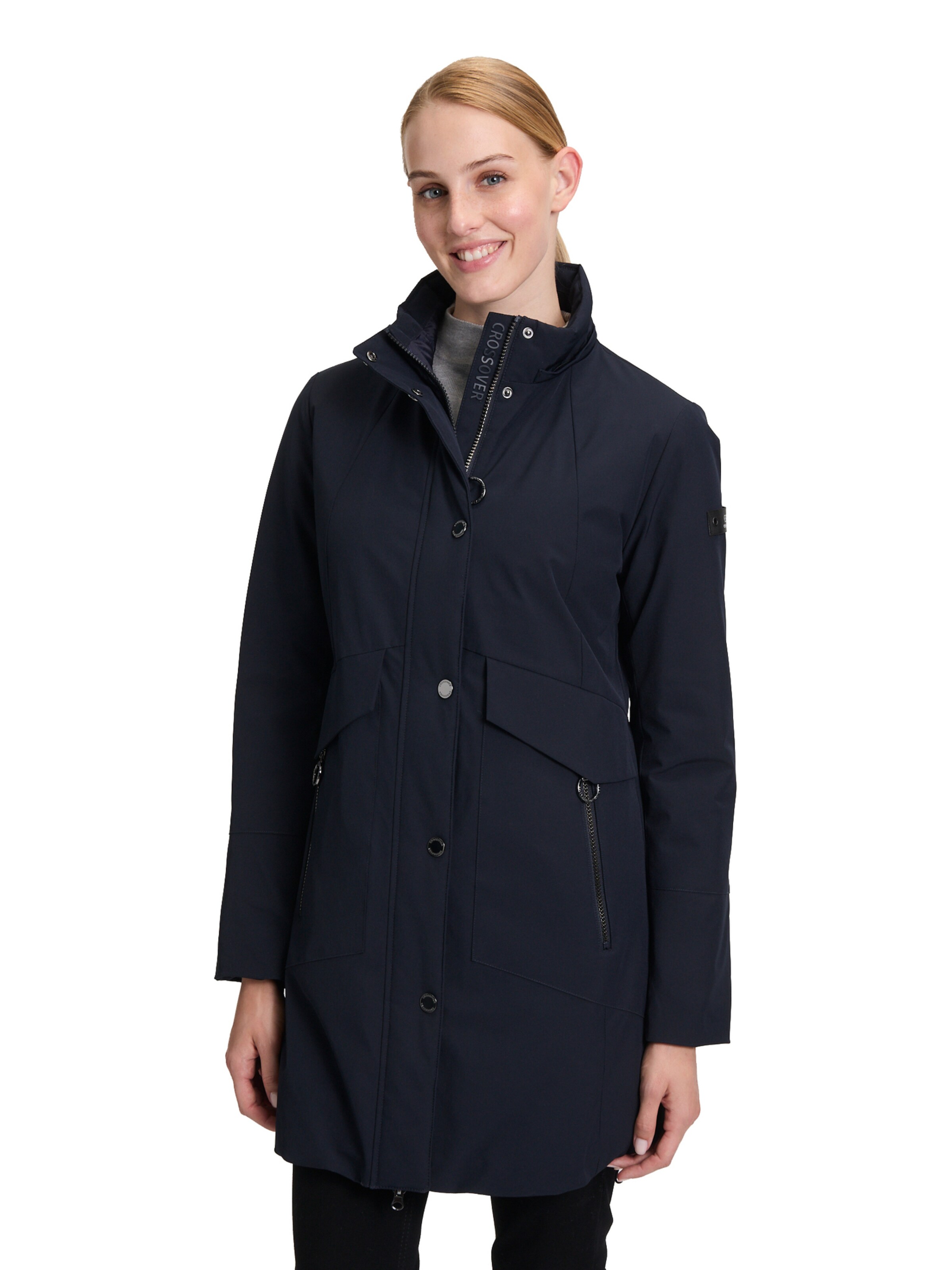 Betty Barclay Between-Seasons Coat in Blue