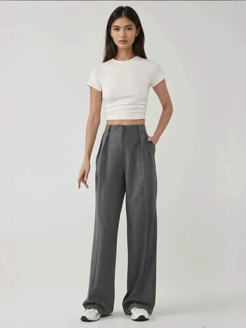 Hiccup Wide Leg Hose in Grau
