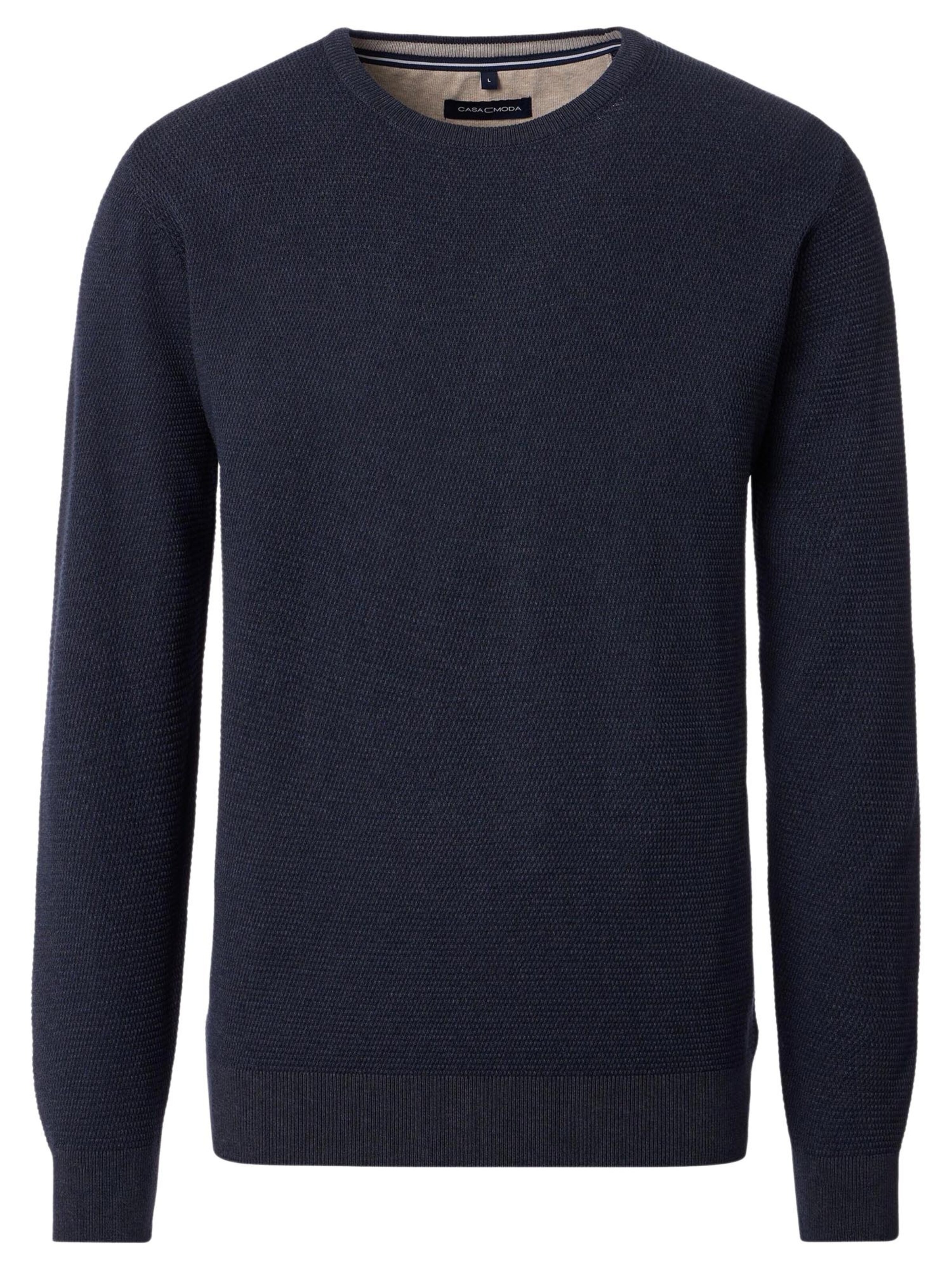 CASAMODA Sweater 'Basic' in Blue: front