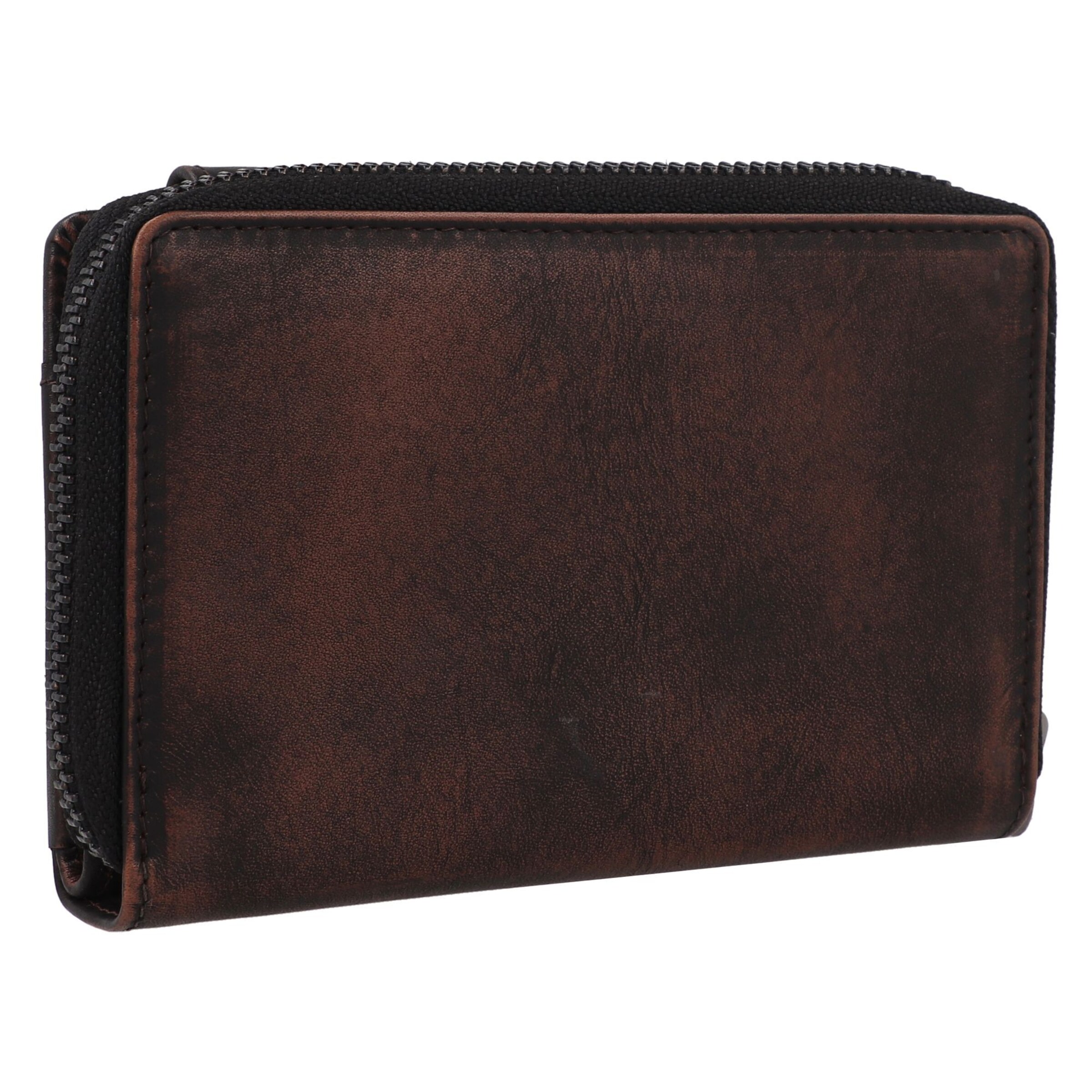 GREENBURRY Wallet 'Destressed' in Brown