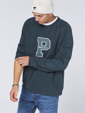 Polo Sylt Sweatshirt in Blau: Vorderseite