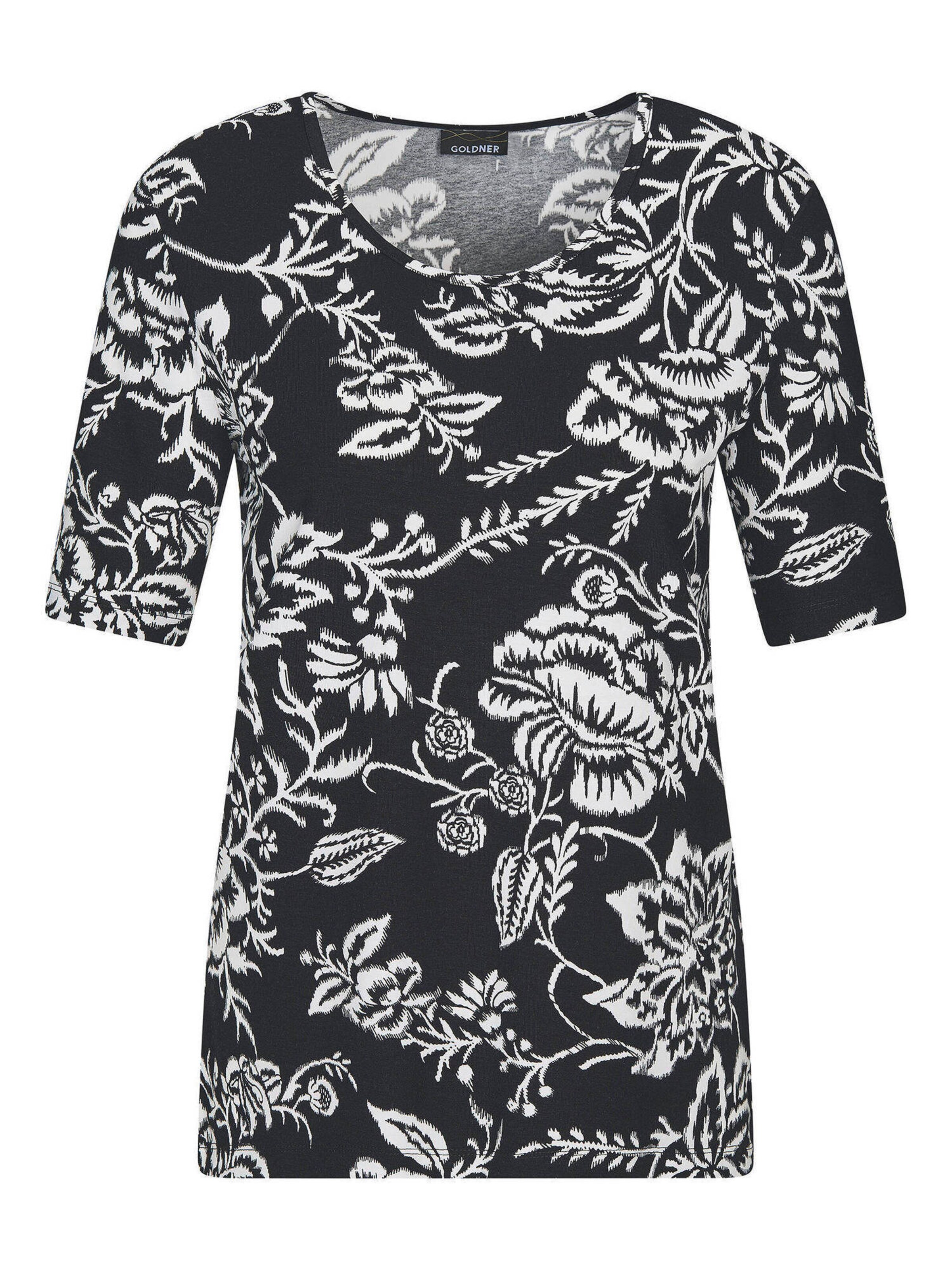 Goldner Shirt in Ecru / Black, Item view