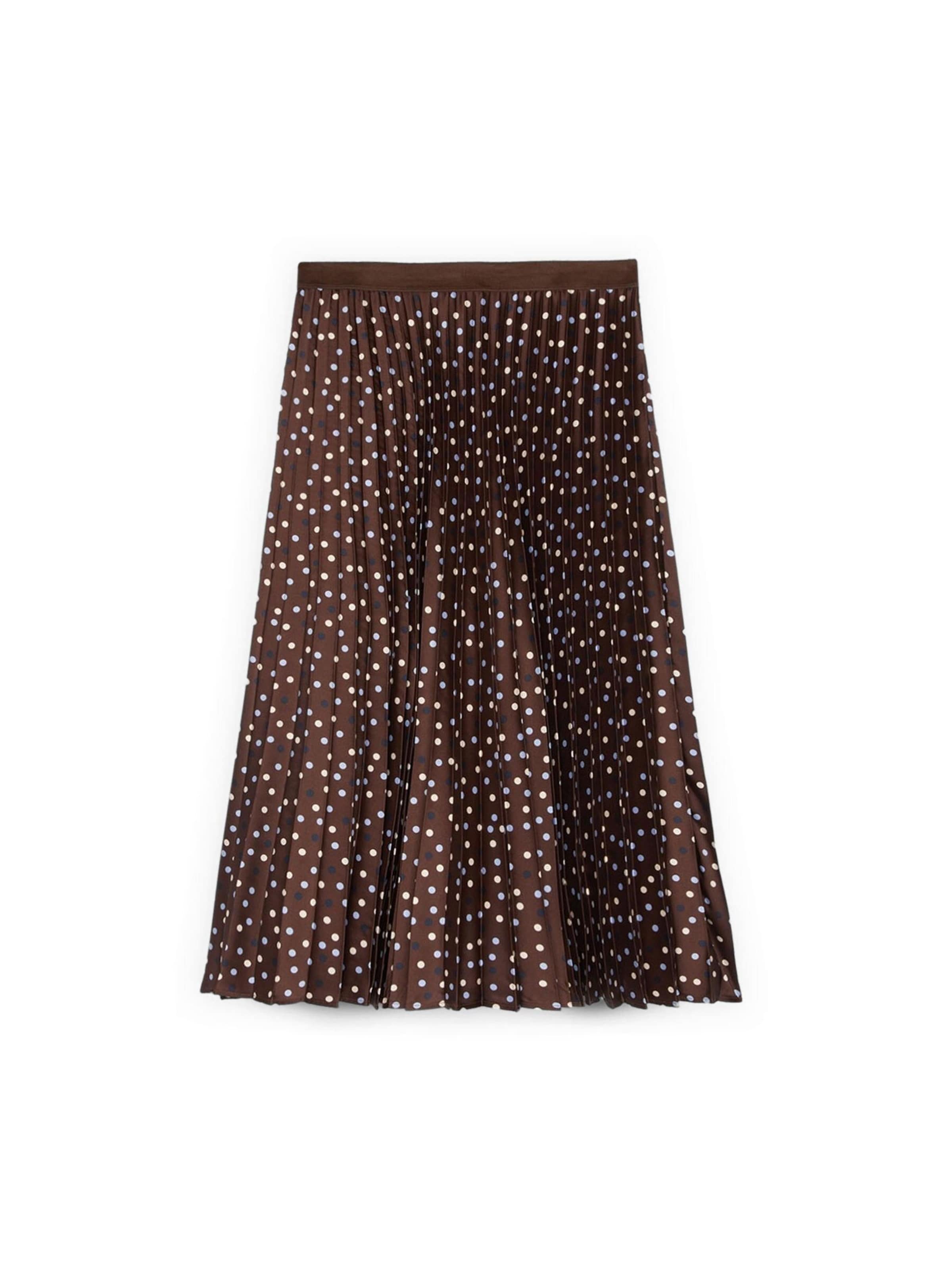Fiorella Rubino Rok in Bruin: voorkant