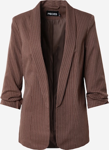 PIECES Блейзер 'PCBOSELLA' в Коричневый: спереди