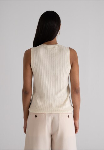 Prohibited Knitted Top in White
