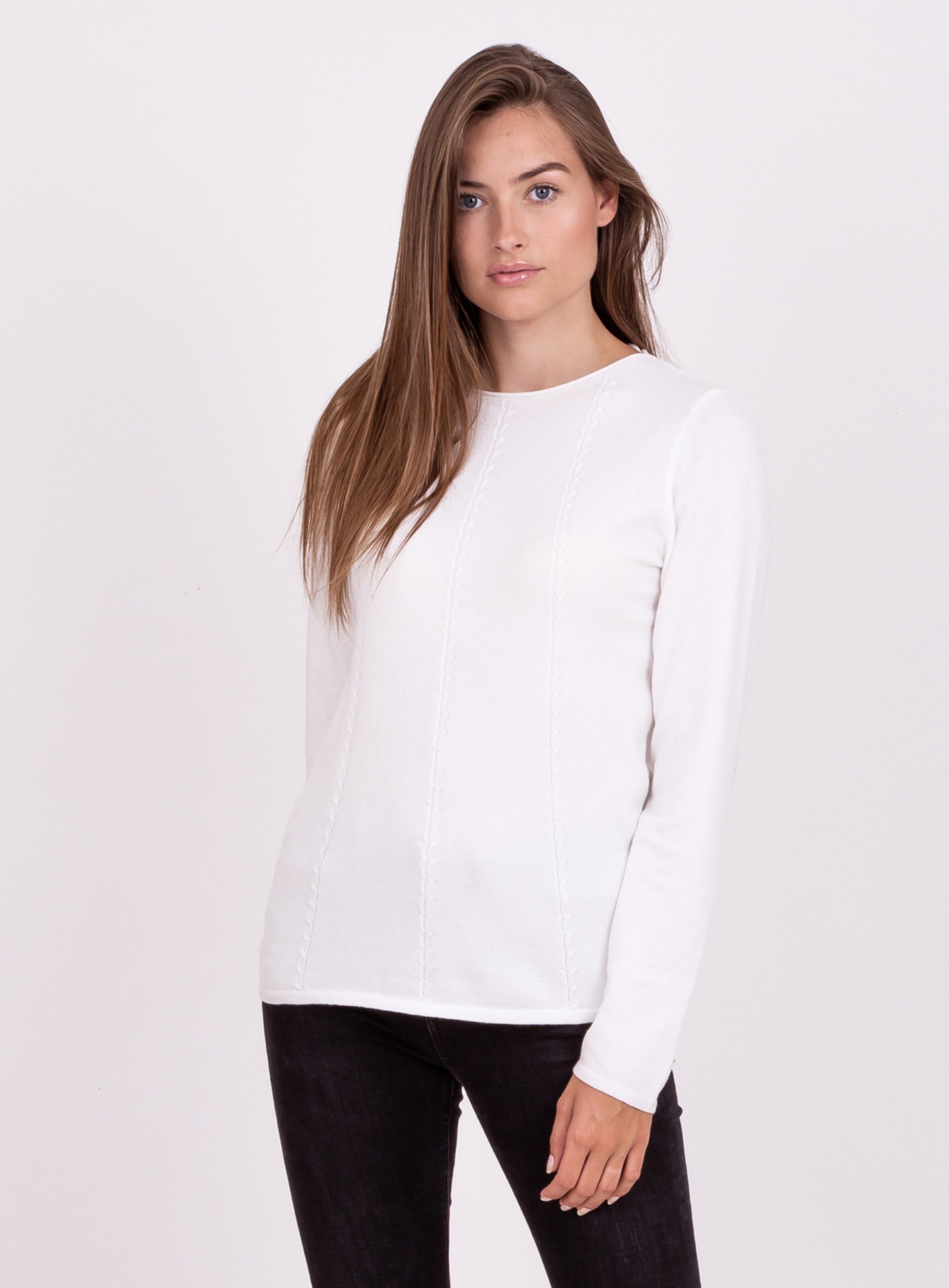 Frauen Shirts & Tops Key Largo Langarmshirt in Weiß - PM40288 Frauen Shirts & Tops Key Largo Langarmshirt in Weiß - PM40288