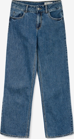 AwareWide Leg/ Široke nogavice Traperice 'AWrena' - plava boja: prednji dio