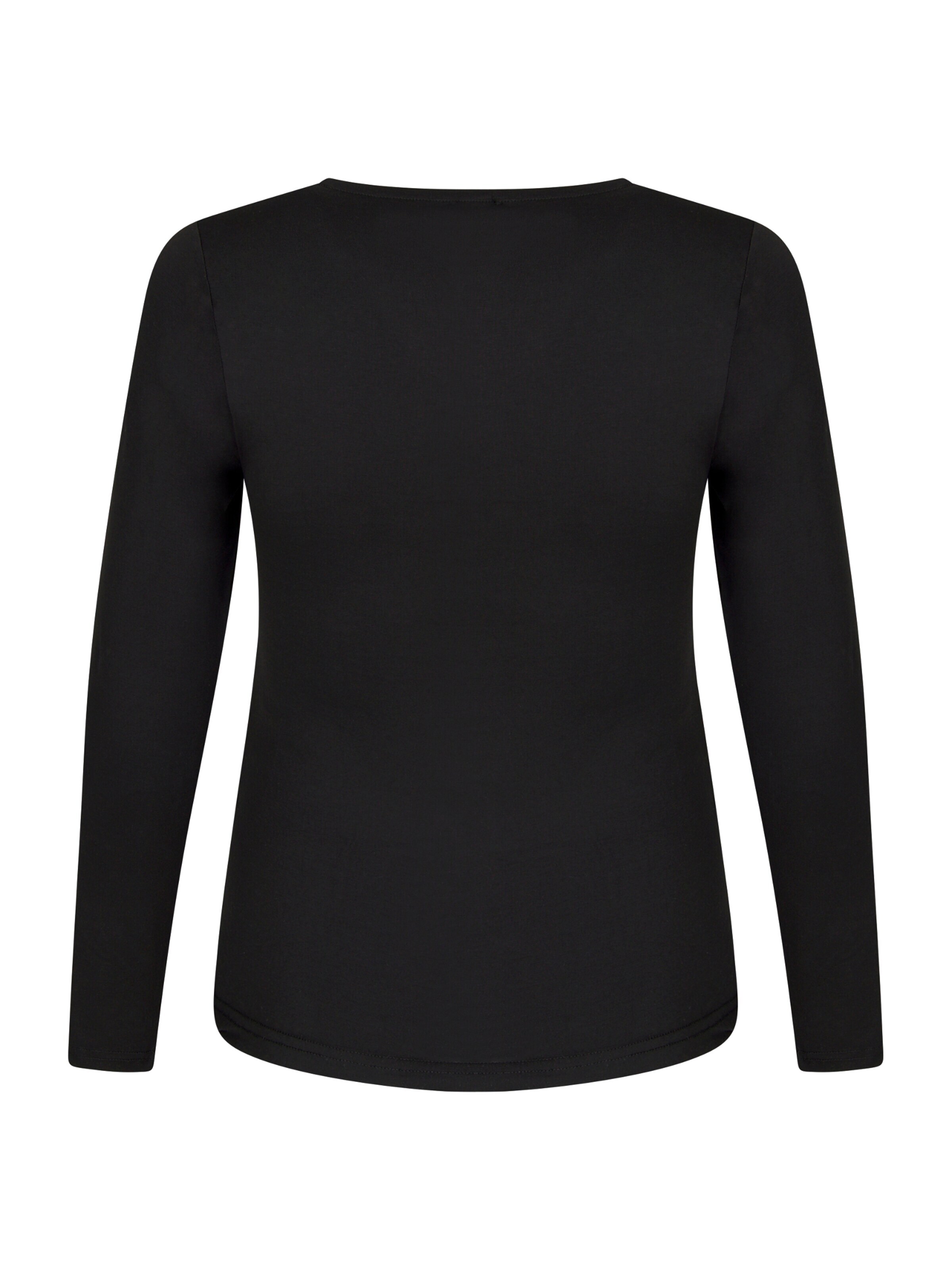 M.M.C. Shirt 'Langarm Basic Umstandsmode' in Black