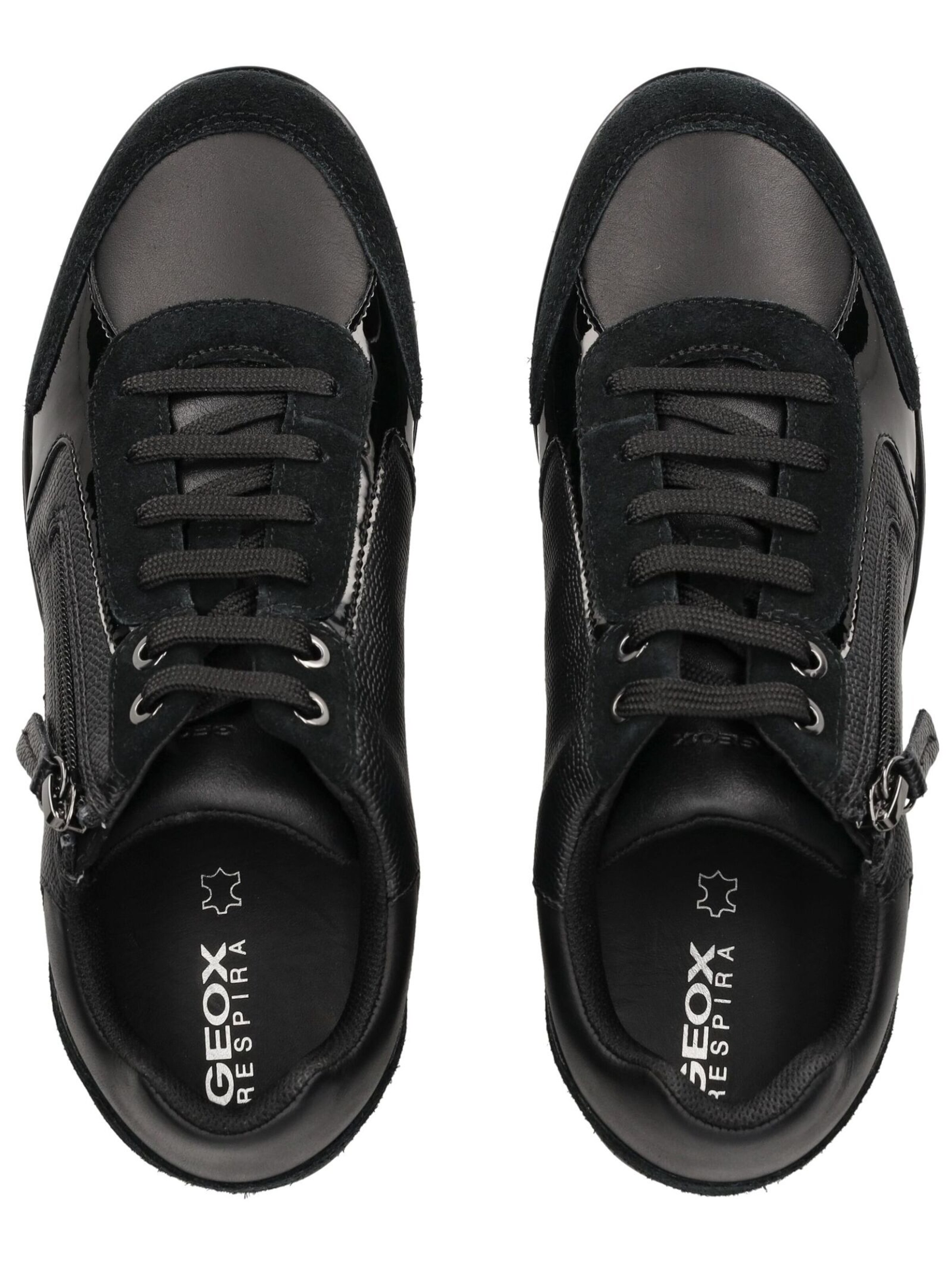 GEOX Platform trainers in Black