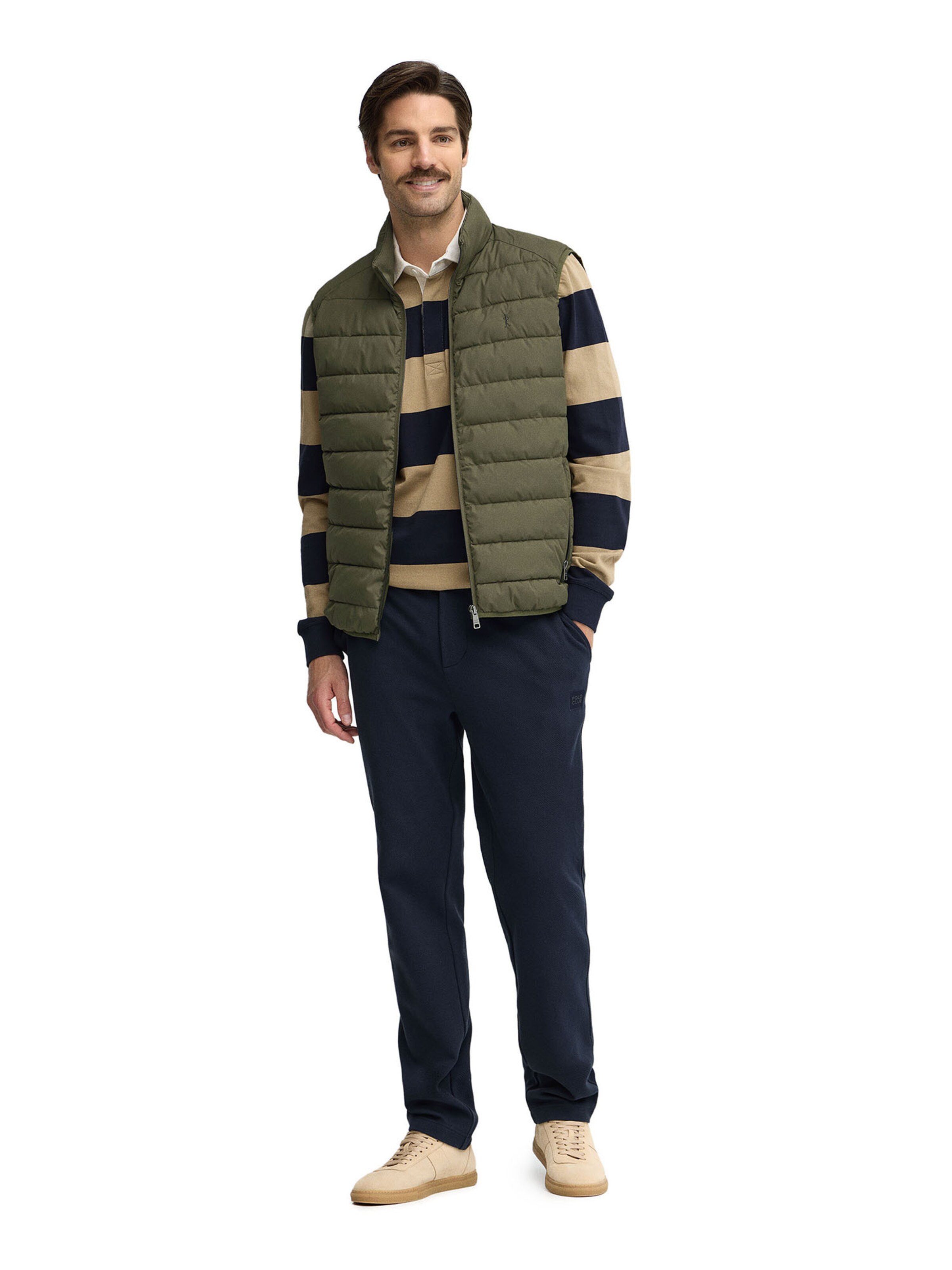 Polo Club Vest in Green