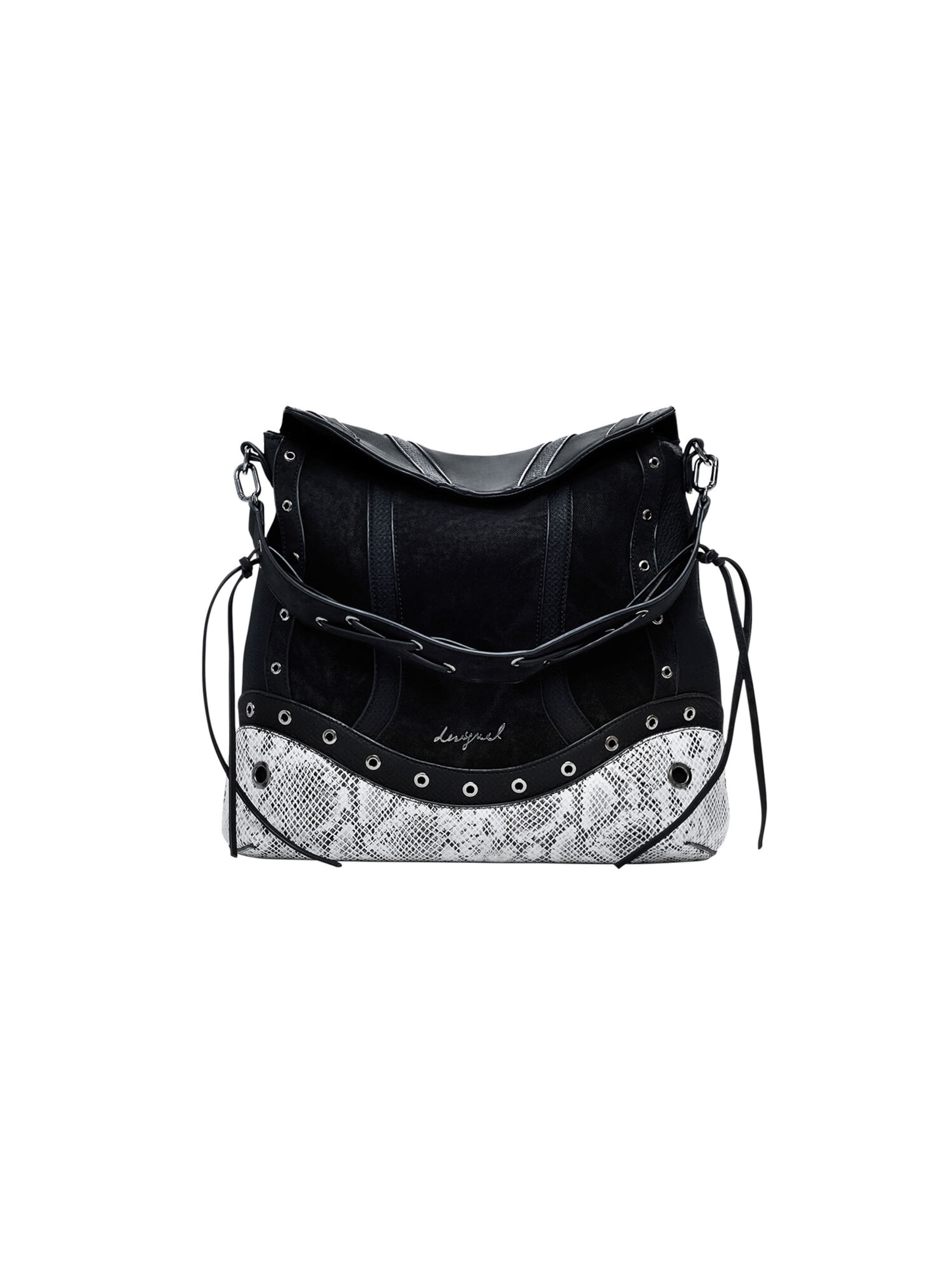 melns Desigual Mugursoma: no priekšpuses