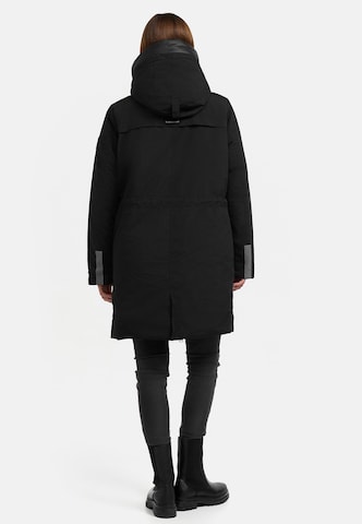 NAVAHOO Winterparka 'Eissturm 14' in Zwart